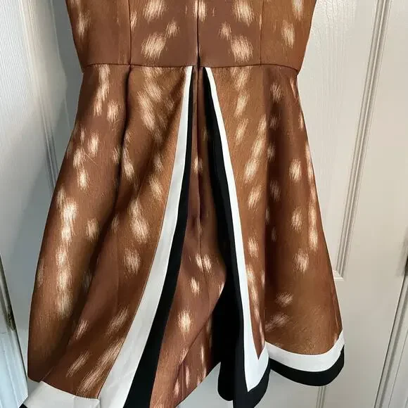 Cameo Fawn Mini Dress Fit and Flare Sleeveless Forest Fairy Cosplay Sz XS Brown - Picture 9 of 14